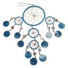 VIE Naturals Capiz Dream Catcher, No Feathers, 12cm, Blue, Multicolor,