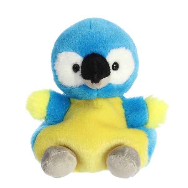 Aurora® Adorable Palm Pals™ Blues Macaw™ Stuffed Animal - Pocket-Sized Fun - On-The-Go Play - Blue 5 Inches