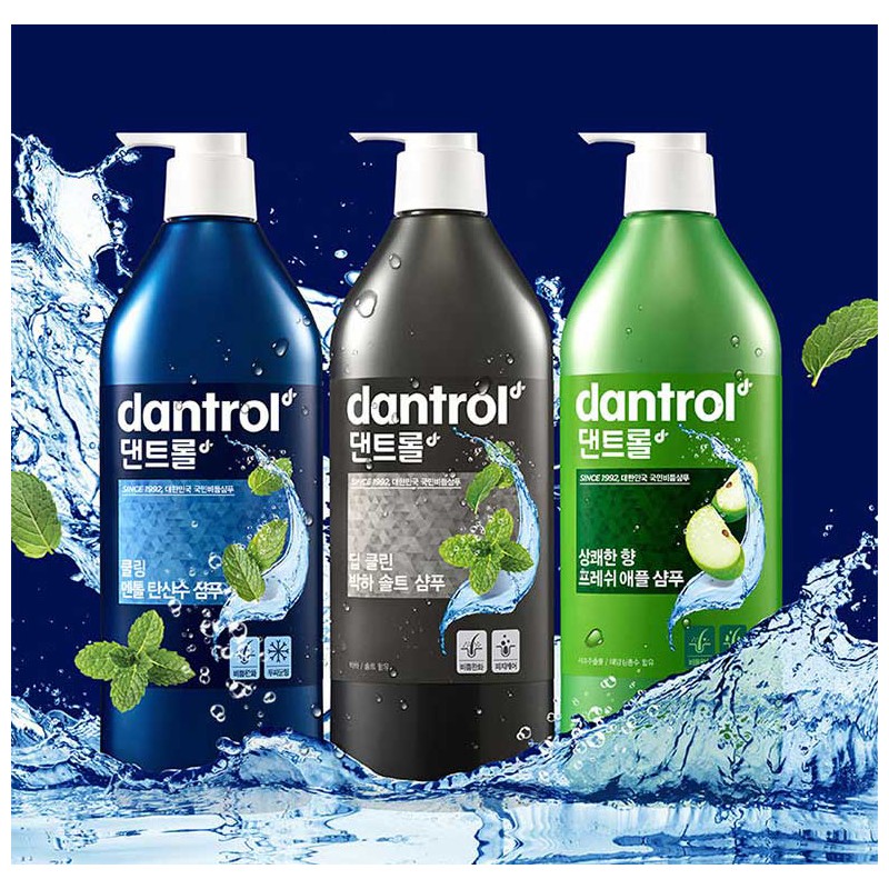 댄트롤 프레쉬 애플 샴푸 상쾌한 향, 820ml, 6개 Dantrol Fresh