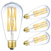 Leools Vintage LED Edison Bulb Dimmable 15W,Equivalent 120W, Antique Style
