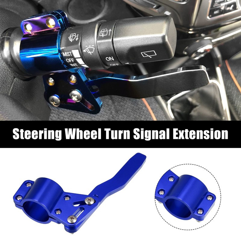 X AUTOHAUX Brand Car Turn Signal Extender Handle Extension Turn