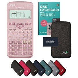 Calcuso Casio FX-83GT X Standard Package Dark Grey with Calculator Pink