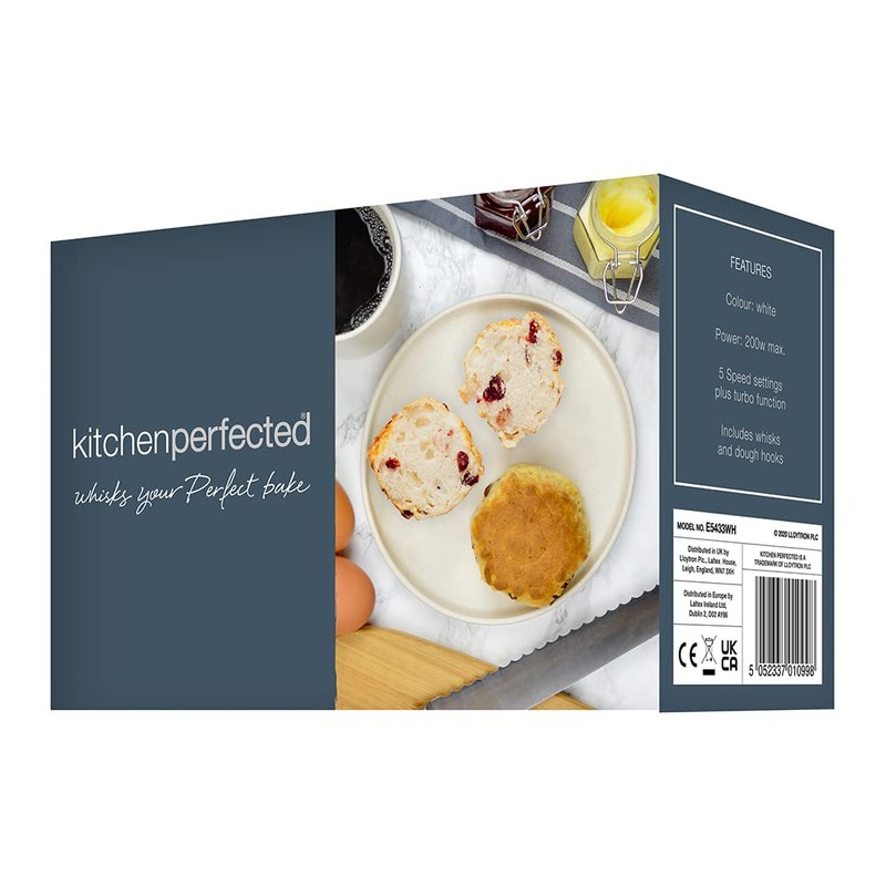 KitchenPerfected 200w Hand Whisk - 5 Speed Selection - Turbo