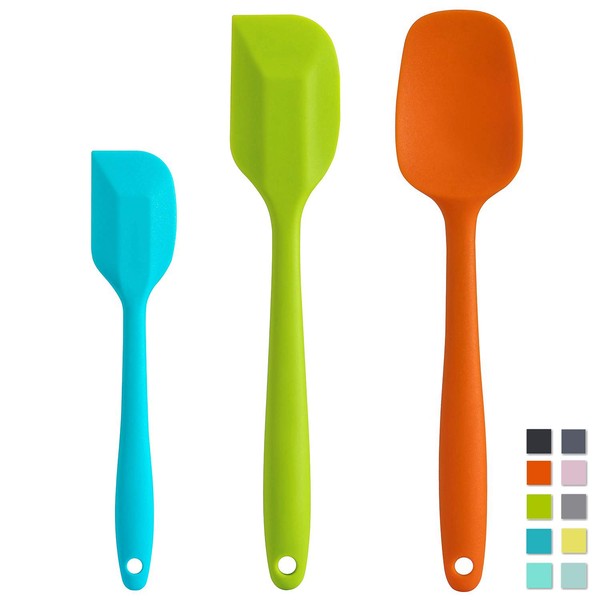 Cooptop Silicone Spatula Set - Rubber Spatula - 600°F Heat