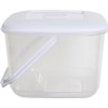 Whitefurze Plastic Food Storage Canister with Handle 6.0L