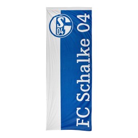FC Schalke 04 Hoisting Flag, Blue / White 150 x 400 cm, 10430