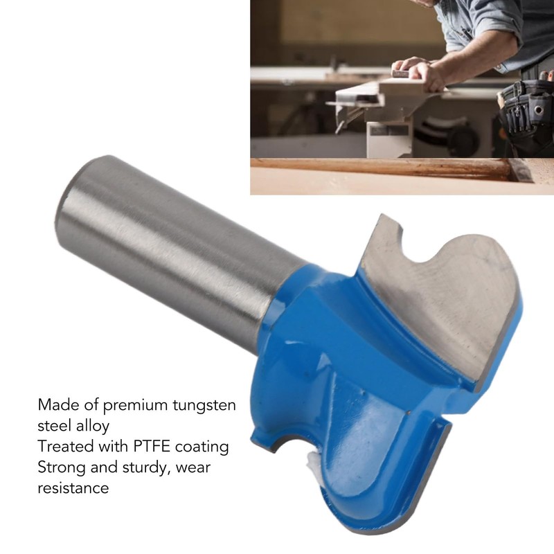 Drawer Pull Bit,1/2-Inch Shank Drawer Lock Bit Finger Pull Drawer