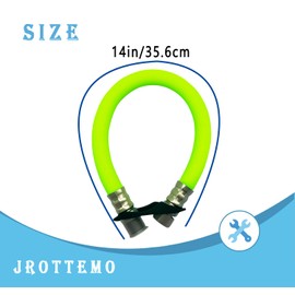 STAN1438 Oil Drain Hose Fluorescent Green Compatible With Tecumseh,Kohler Engines with 3/8 Inch Drain Port Size(1pcs)