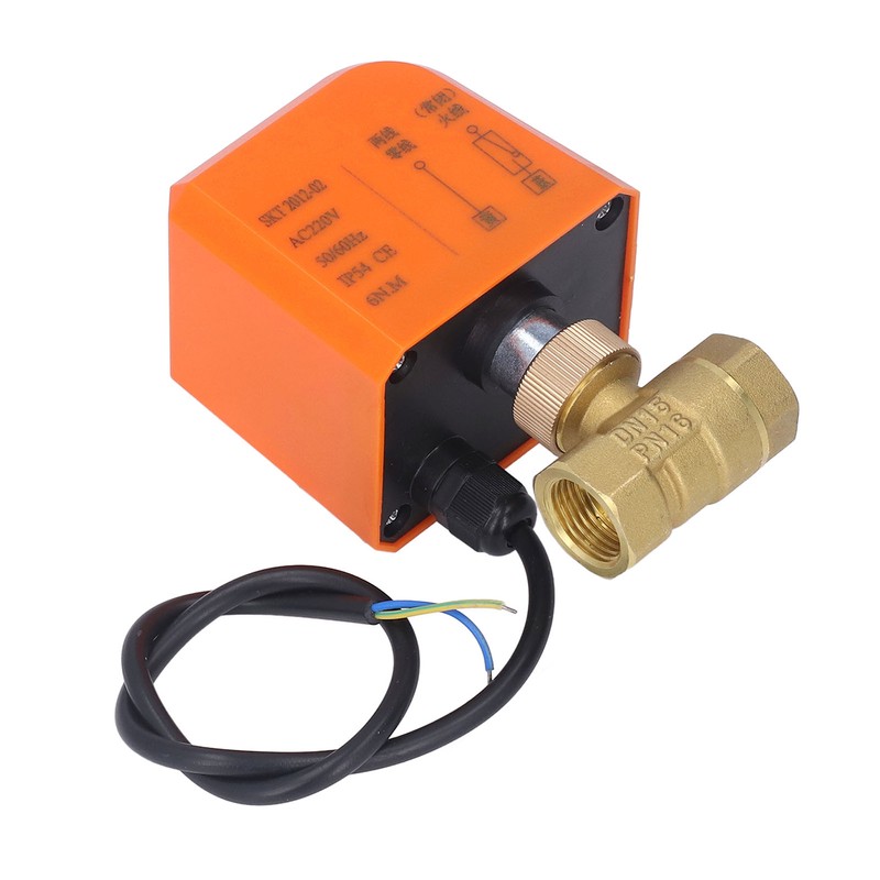 Motorized Ball Valve 2 Wire 2 Way Normally Closed DN15