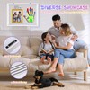 Hzorille Horizontal Family Handprint Kit 3D Floating Frame (White)