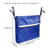 Wheelchair Handrail Bag Wheelchair Storage Bag Accessory Hanging Bag for