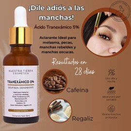 Suero Ácido Tranexámico 5% + Niacinamida 30ml Tipo de piel Todo tipo de piel