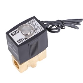 110V G1/4" Normally Closed Solenoid Valve 2 Way Electric Magnetic Valve Direct Action Solenoid Valve for Air Water Steam Gas