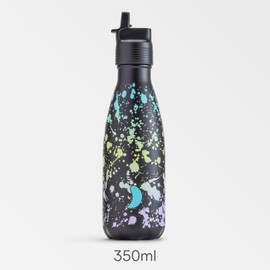 Chilly's Kids Original Bottles - 90% Stainless Steel - BPA-Free, Double Walled Vacuum Insulated Bottle - For Cold and Hot Drinks - 350ml - Splatter