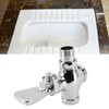 Toilet Foot Pedal Flush Valve Brass Non Slip Easy To