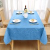 Homaxy Table Cloth Rectangular 140x240 cm, Washable Polyester Jacquard Tablecloth,