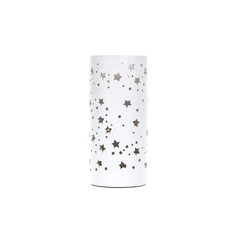 EEMKAY® New Stars Kids Bedroom White Cylindrical Lamp Cut Out