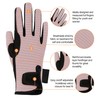 ChinFun Women's Horse Riding Gloves Stretchable Equestrian Gloves Breathable Horseback