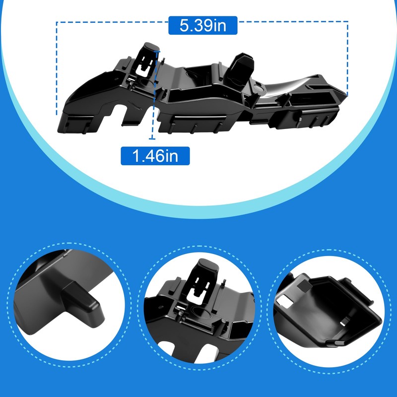 Front Bumper Side Brackets Kit Fits for 2017-2020 Toyota GT