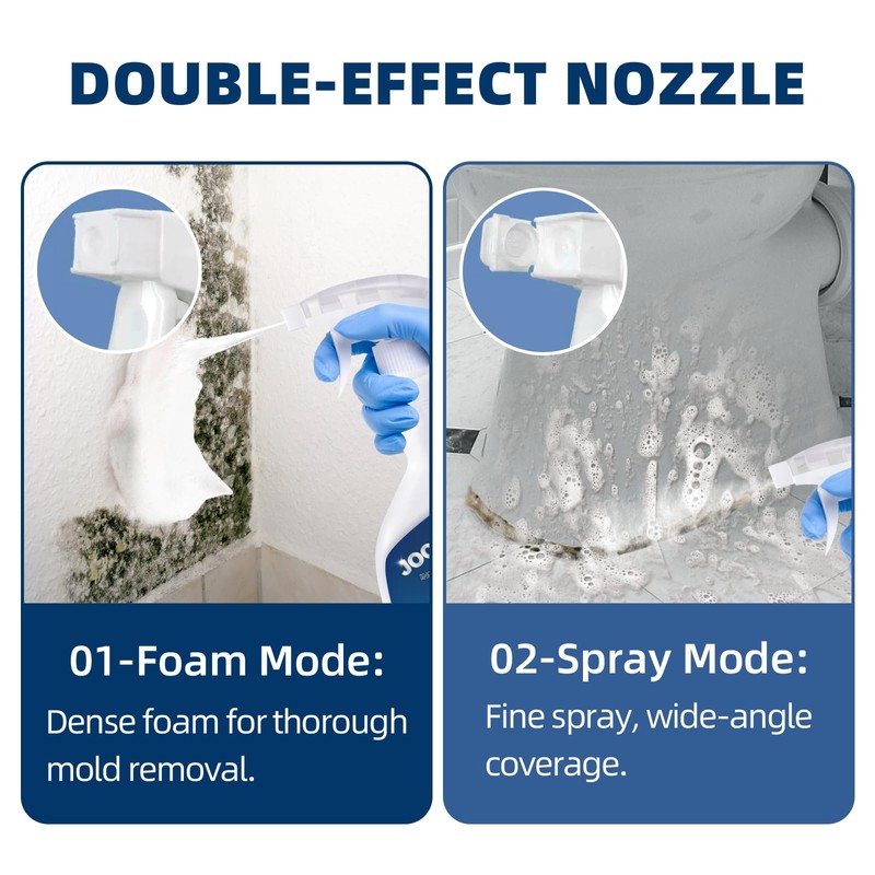 Jocecury 500ML Foaming Stain Remover Spray, Multi-Purpose Foam Cleaner for