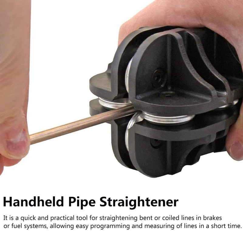 Brake Line Straightening Tool Pipe Wire Handheld Tubing Straightener Fuel