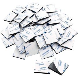 RWZB Double-Sided Tape, Strong Removable, Large Capacity, 60 Sheets Super Strong, For Cars, Indoor/Outdoor, Thick, Double-Sided Foam Tape, Sponge, Sticks to Uneven Walls, High Heat Resistant