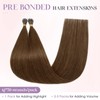 Elailite I Tip Hair Extensions Human Hair Elastic Itip Real
