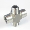 HFS(R) 1/2" NPT Thread Pipe Fitting 4 Way Cross (Male