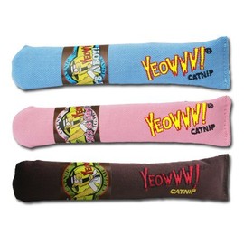 Cigar 3 Pack: Yeowww! 100% Organic Catnip Cigar Toys