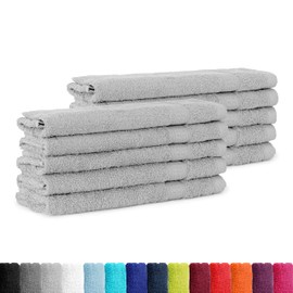 Wasserbetten-Markenshop Pack of 10 Fantastic Guest Towels, 30 x 50 cm, Many Colours