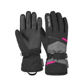 Reusch Hannah R-TEX XT Women's Finger Gloves Blck/Blck Melang/Pink Glo 6