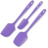 DI ORO Silicone Spatula Set - Rubber Kitchen Spatulas for