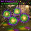 Tujoe 4 Pack Valentine's Day Solar Firework Lights Decorations Garden