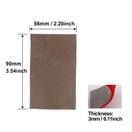HOMESOM 4pcs Diamond Sandpaper Polishing Abrasive Paper,Hook Loop Back Electroplated Hand Polishing Sheet for Concrete Granite Glass(60/120/200/400 Grit)