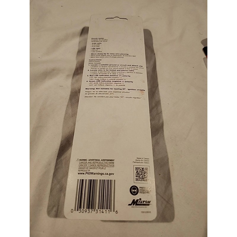 Milton - S-1235 Circuit Tester 24V LED Automotive Voltage Electrical