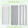 3 Pack Flat Mop Replacement Pad, 13" X 4.7" Microfiber