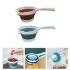 UPKOCH 2 Pcs Folding Water Ladle Collapsible Spoon: Collapsible Scoop