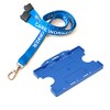 PCL Medialtd Care Worker Printed Lanyards with Safety Breakaway Clip