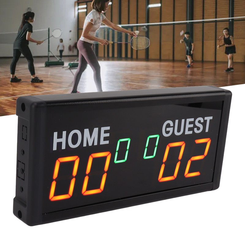 Digital Score Keeper with Remote 1.8 Inch LED Electronic Portable