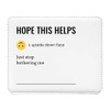 Mauspad aus Kunstleder Hope This Helps Work Office Email Funny