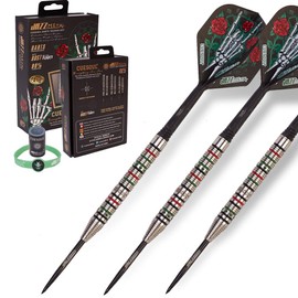 CUESOUL Jazz-Metal 23g 90% Tungsten Steel Tip Darts with ROST Integrated Dart Flights