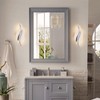 CANEOE Modern LED Wall Sconce 6000K Chrome Indoor Wall Light