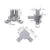 INCREWAY 8 Pack 3-Way End Corner Bracket Connector, Standard 6mm
