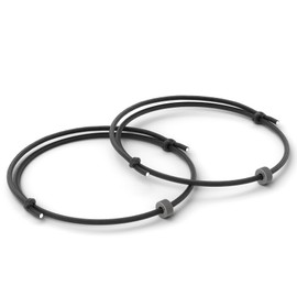 Bracelet Car Window Breaker - Tactical Tungsten Carbide Glass Breaker for Men, Emergency Escape Tool for Car, EDC Wrist Strap (2 Pack)