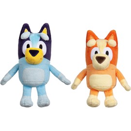 Bluey & Bingo Small Plush Bundle – 2 Pack Soft Stuffed Animals for Kids, Perfect Size for Little Hands, Cuddly Travel Toys, Embroidered Faces, Gift for Toddlers Ages 3+