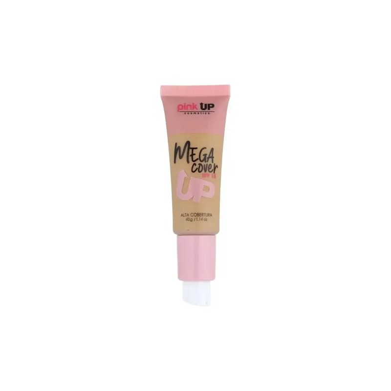 Base Líquida De Maquillaje Mega Cover Pink Up Original