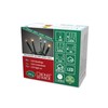 Micro LED light chain with dark green cable