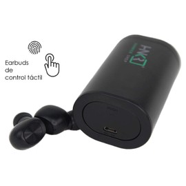 Hanker Onyx, Audífonos Bluetooth con control táctil, Negro