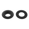 Grommet, Beveled, Black Matte, Solid Brass-LL (100 sets per bag),