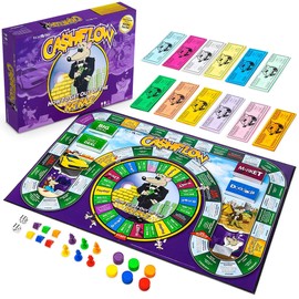 Rich Dad CASHFLOW Board Game, Educational Business & Finance Literacy Game, Ages 14 & Up - Financial Learning Games for Kids, Teens, Adults and Family